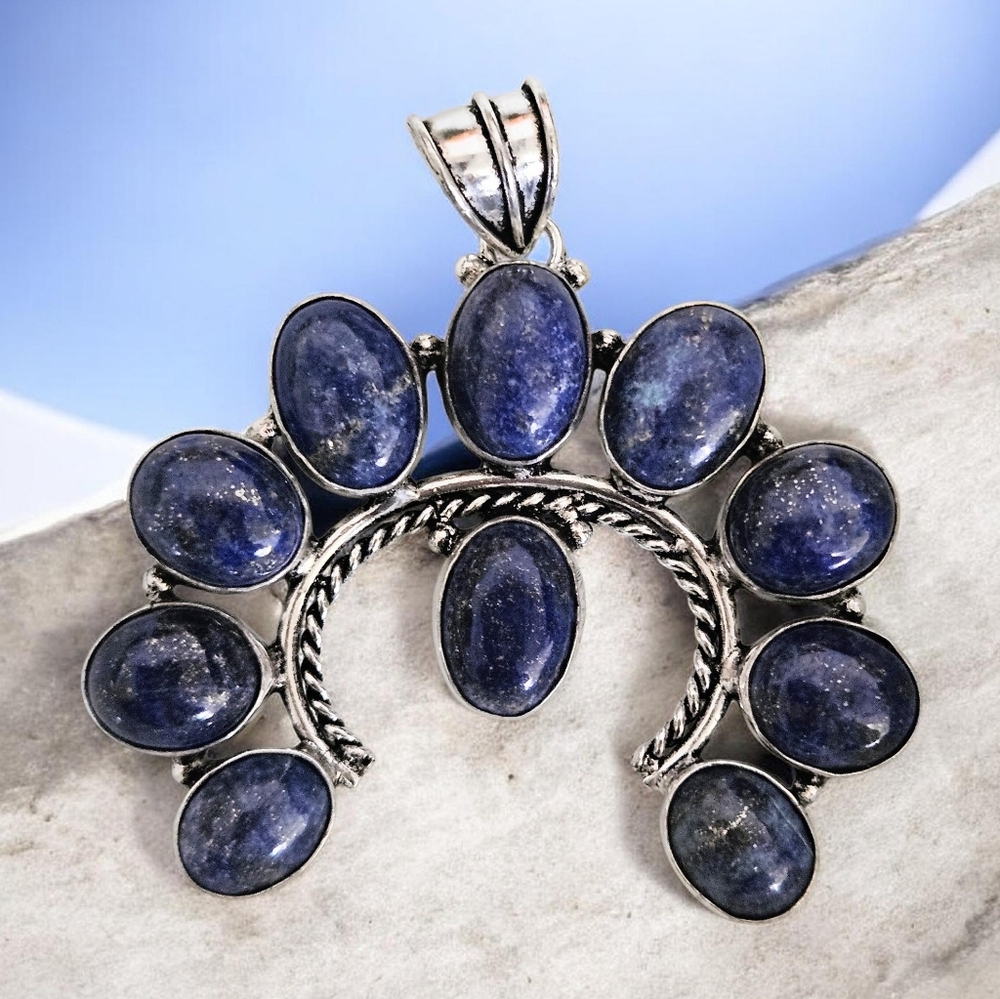 LAPIS LAZULI NAJA PENDANT